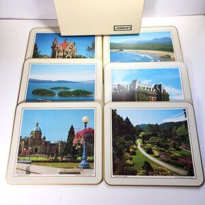 Jason Luncheon Mats Victoria Vancouver Island Set of 6 Original Box